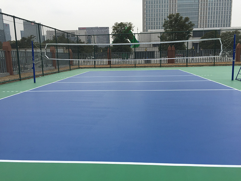 排球場施工現場