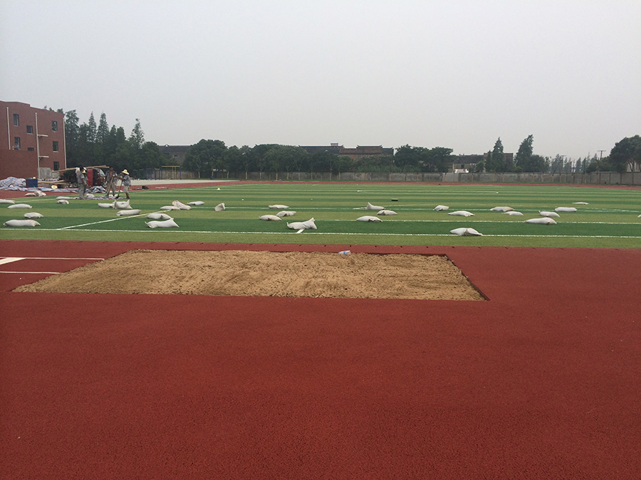 足球場施工現場