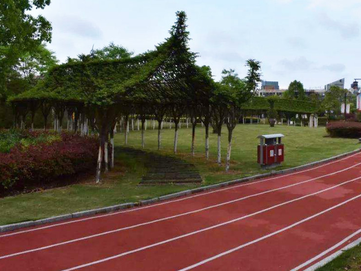 公園塑膠跑道案例