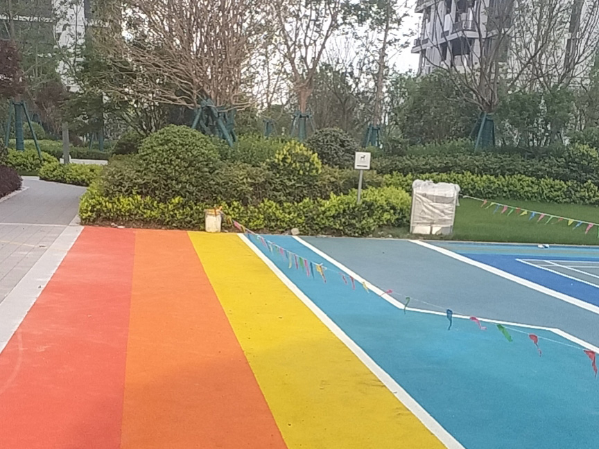 小區塑膠地面
