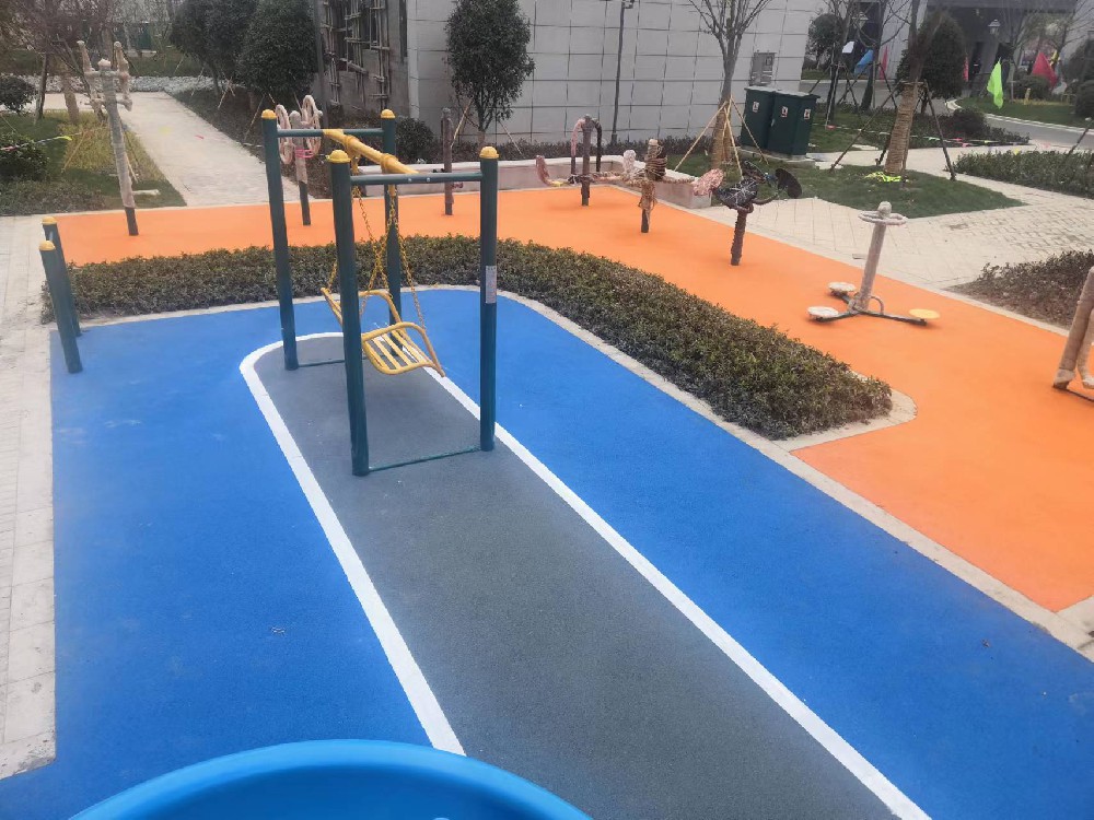 小區塑膠地面案例