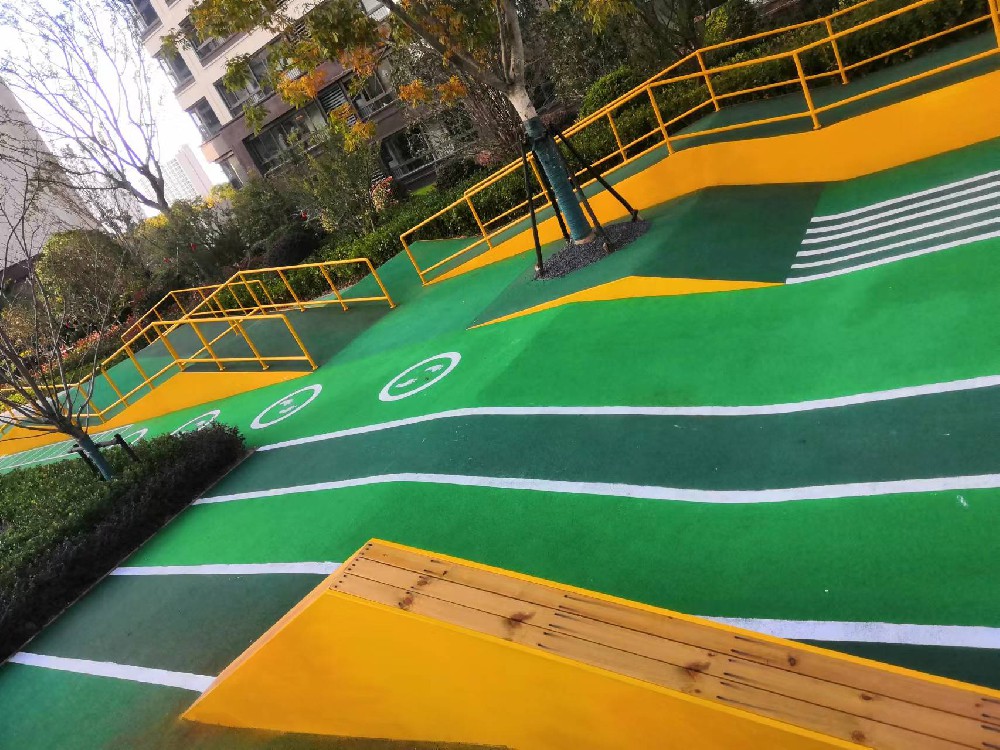 小區塑膠地面案例