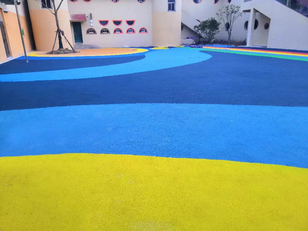 小區塑膠地面案例