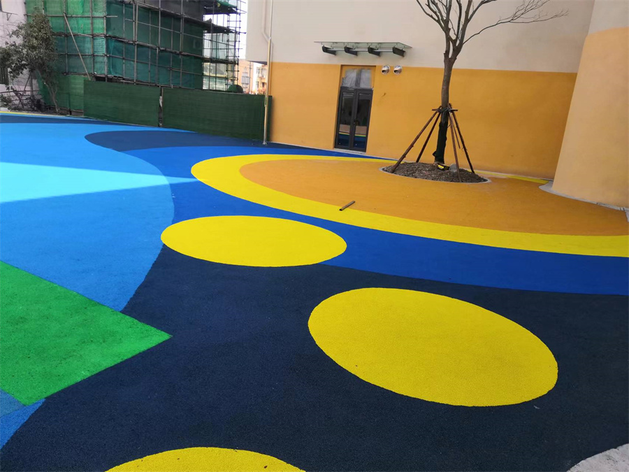 小區塑膠地面案例