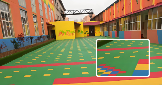 幼兒園塑膠跑道