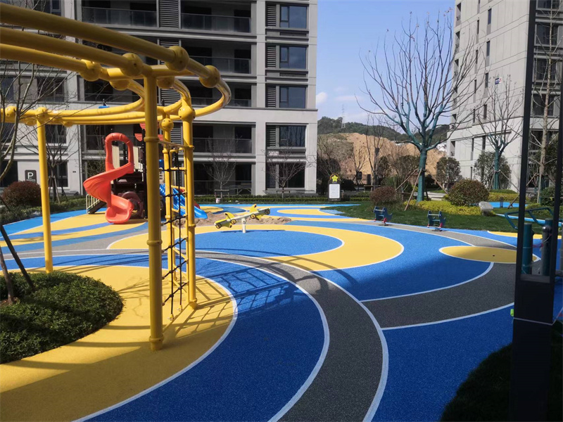 小區(qū)運(yùn)動(dòng)場塑膠地面