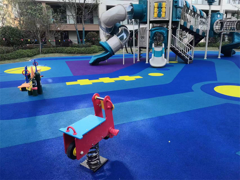 小區(qū)運(yùn)動(dòng)場塑膠地面